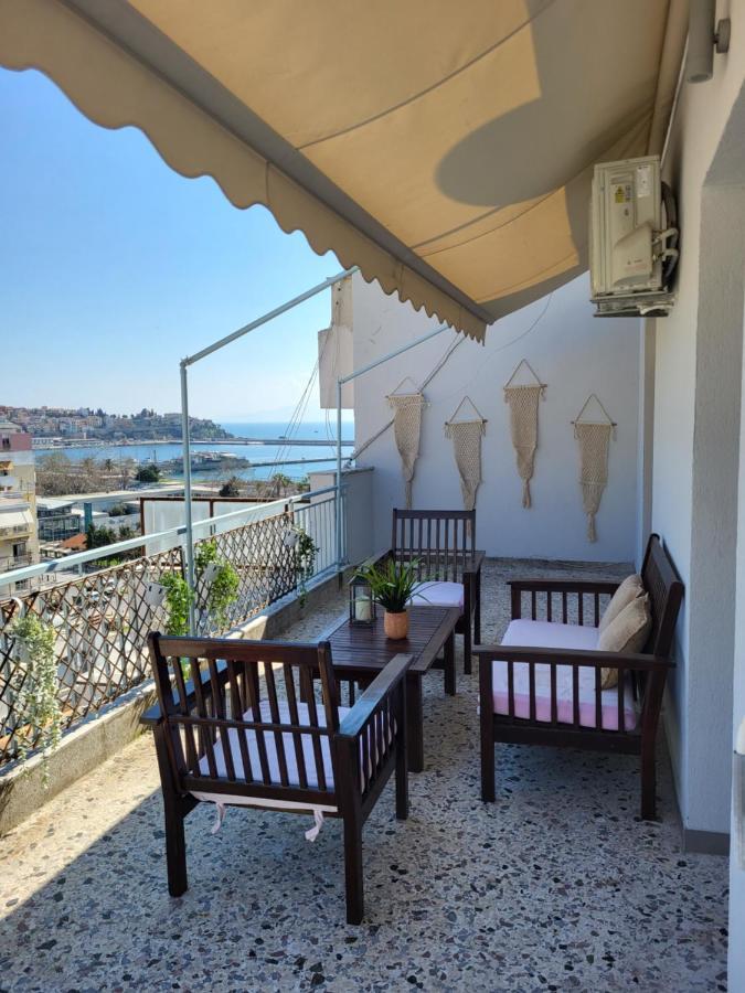 Apartament Roof Garden-Studio Kawala Zewnętrze zdjęcie