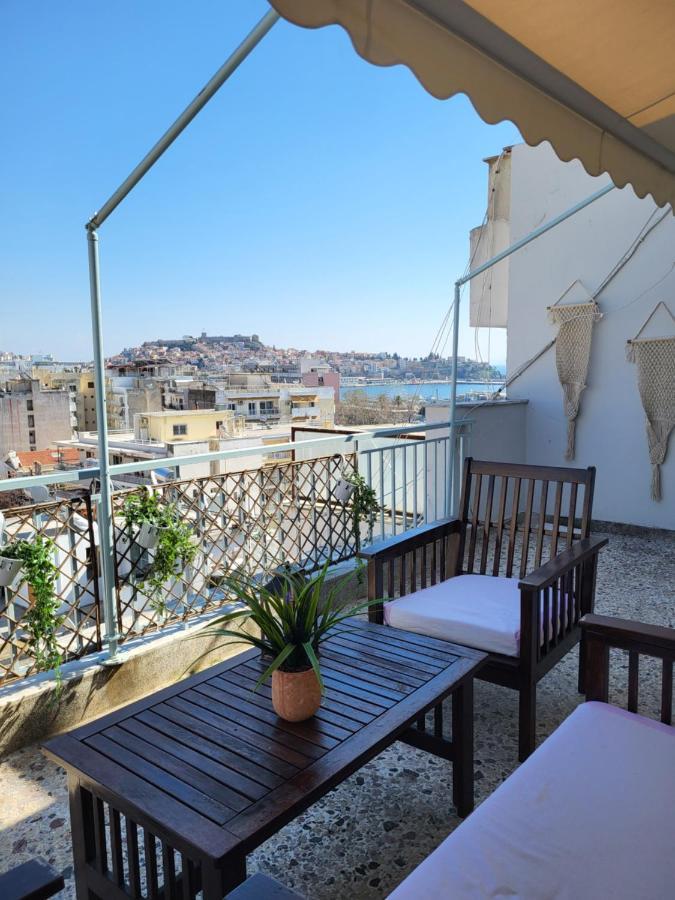 Apartament Roof Garden-Studio Kawala Zewnętrze zdjęcie
